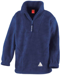 Result Kids/Youths Zip Neck Polartherm™ Fleece RS33B - Royal Blue