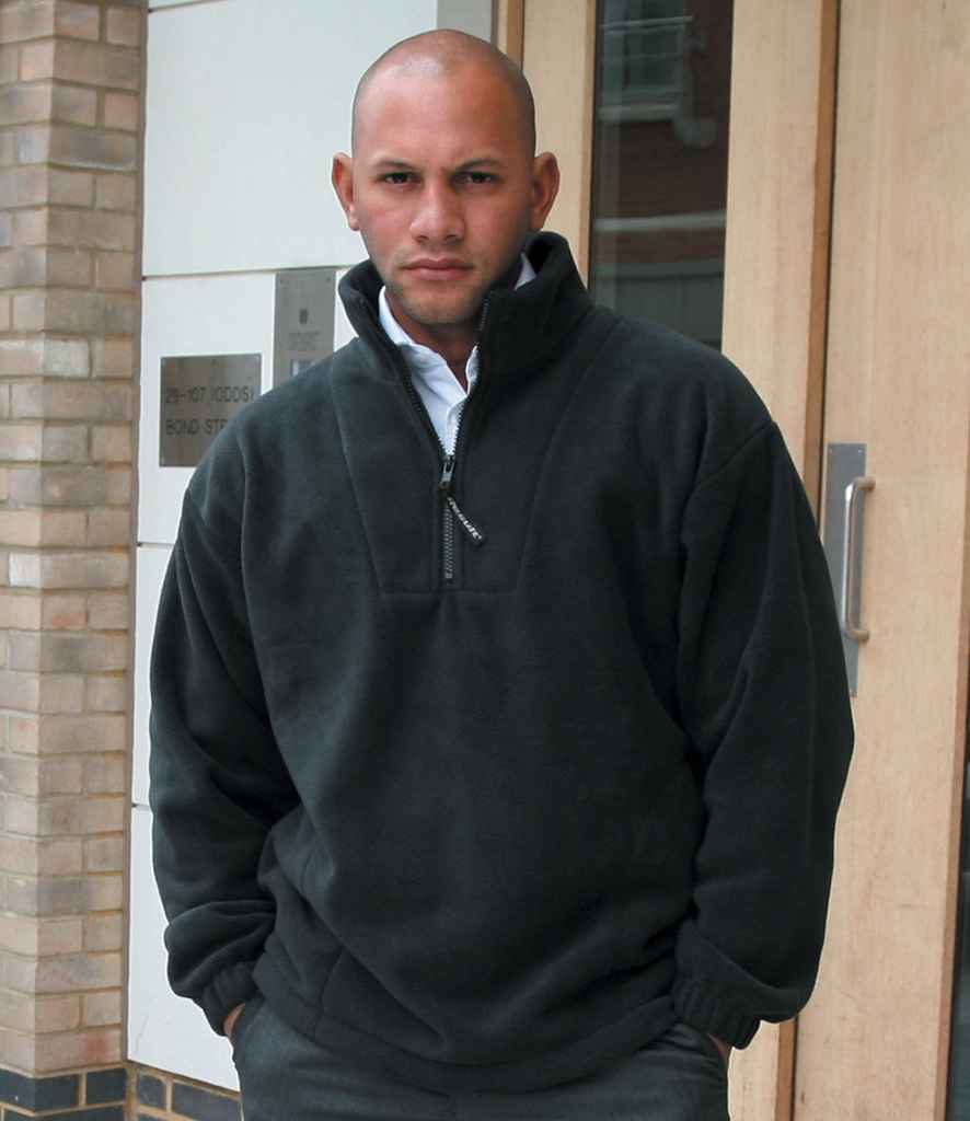 Result Polartherm™ Zip Neck Fleece RS33 - RS33 Black Model