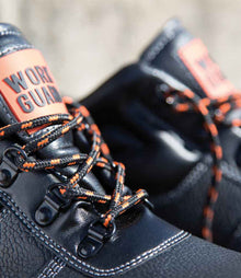 Result Work-Guard Defence S1P SRA Safety Boots RS340 - RS340 Black/Orange Detail