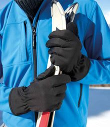 Result Soft Shell Thermal Gloves RS364 - RS364 Black Model