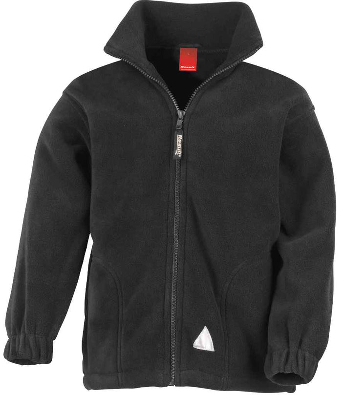 Result Kids/Youths Polartherm™ Fleece Jacket RS36B - Black