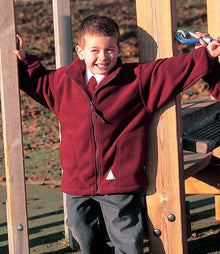 Result Kids/Youths Polartherm™ Fleece Jacket RS36B - RS36B Burgundy Model