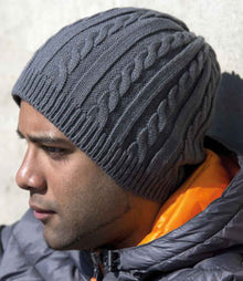 Result Mariner Knitted Hat RS370 - RS370 Grey Model