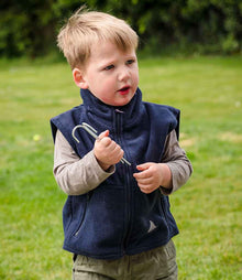 Result Kids/Youths Polartherm™ Fleece Bodywarmer RS37B - RS37B Navy Model