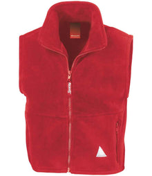 Result Kids/Youths Polartherm™ Fleece Bodywarmer RS37B - Red
