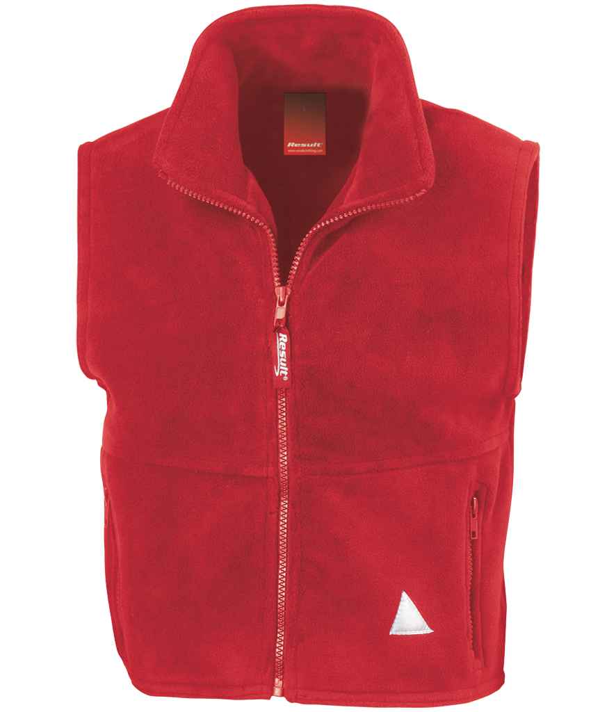 Result Kids/Youths Polartherm™ Fleece Bodywarmer RS37B - Red