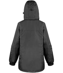 Result Ladies Journey 3-in-1 Jacket with Soft Shell Inner RS400F - RS400F Black/Black Back