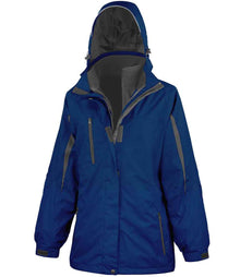 Result Ladies Journey 3-in-1 Jacket with Soft Shell Inner RS400F - Navy/Black