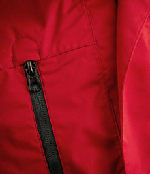 Result Ladies Journey 3-in-1 Jacket with Soft Shell Inner RS400F - RS400F Red/Black Detail