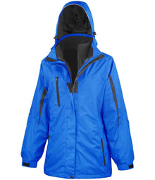 Result Ladies Journey 3-in-1 Jacket with Soft Shell Inner RS400F - Royal Blue/Black