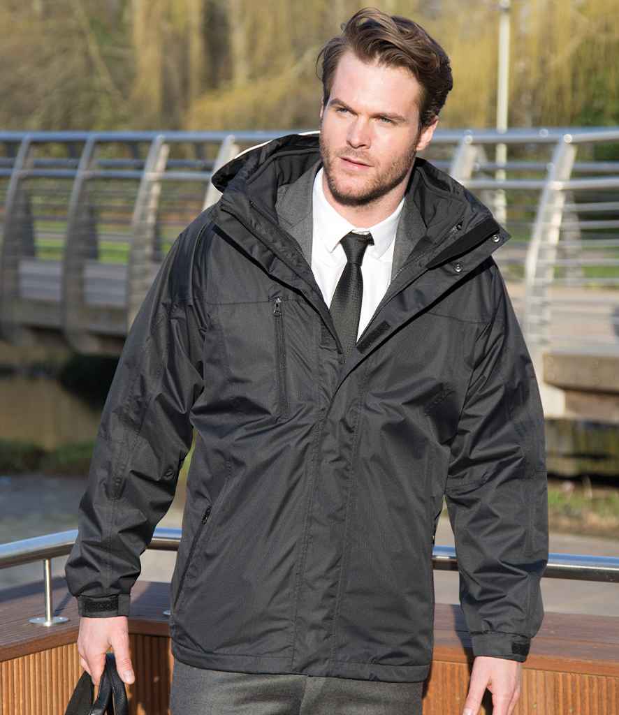 Result Journey 3-in-1 Jacket with Soft Shell Inner RS400M - RS400M Black/Black Model