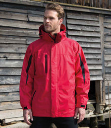 Result Journey 3-in-1 Jacket with Soft Shell Inner RS400M - RS400M Red/Black Model
