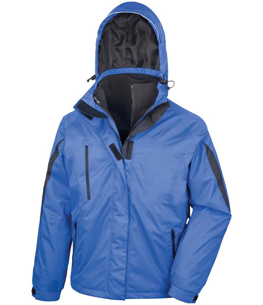 Result Journey 3-in-1 Jacket with Soft Shell Inner RS400M - Royal Blue/Black
