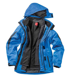 Result Journey 3-in-1 Jacket with Soft Shell Inner RS400M - RS400M Royal Blue/Black Detail