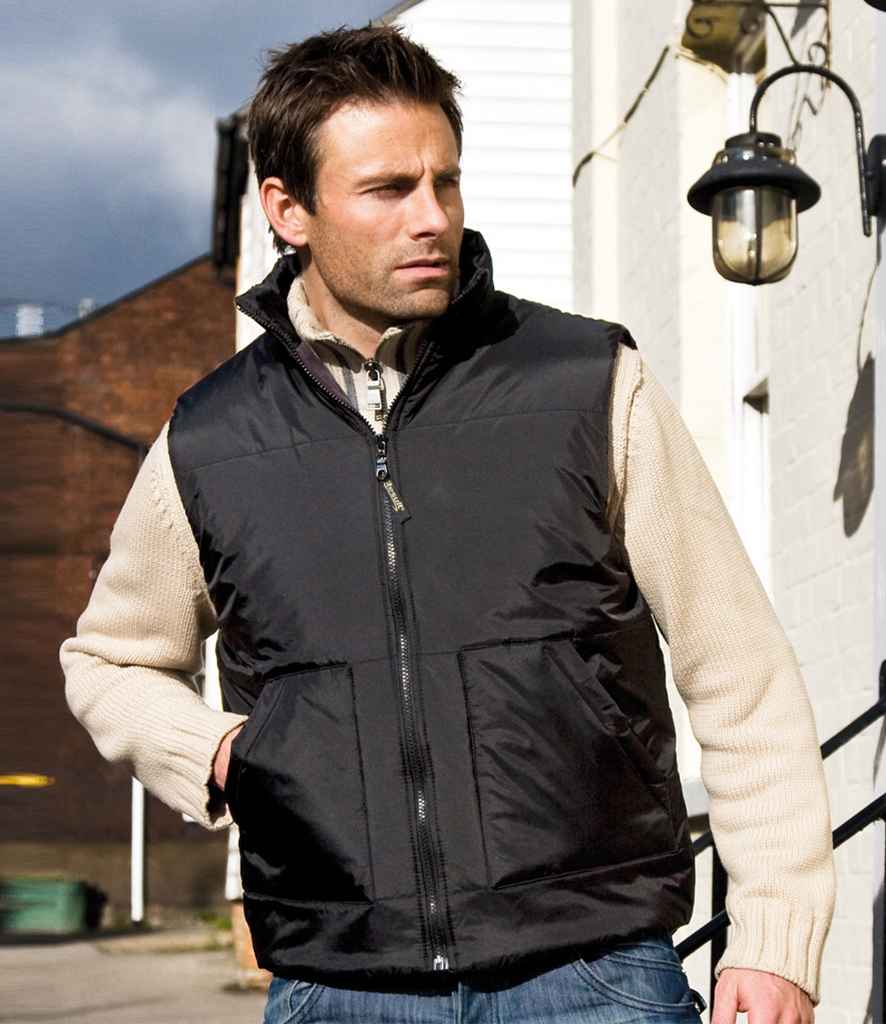Result Fleece Lined Bodywarmer RS44 - RS44 Black Model