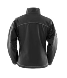 Result Work-Guard Ladies Treble Stitch Soft Shell Jacket RS455F - RS455F Black Back