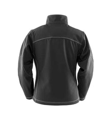 Result Work-Guard Treble Stitch Soft Shell Jacket RS455M - RS455M Black Back