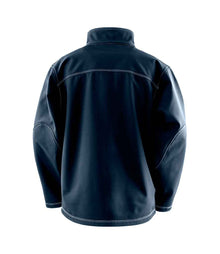 Result Work-Guard Treble Stitch Soft Shell Jacket RS455M - RS455M Navy Back