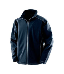 Result Work-Guard Treble Stitch Soft Shell Jacket RS455M - Navy