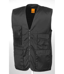 Result Work-Guard Safari Waistcoat RS45 - Black
