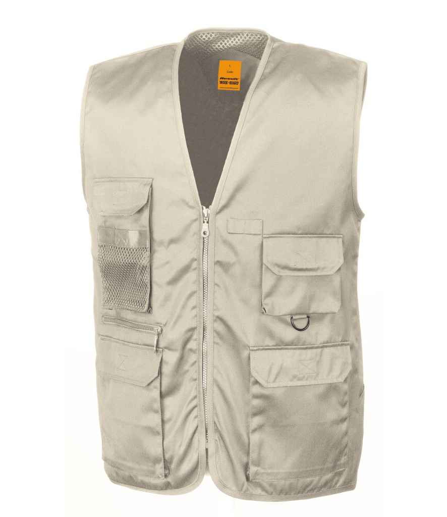 Result Work-Guard Safari Waistcoat RS45 - Camel