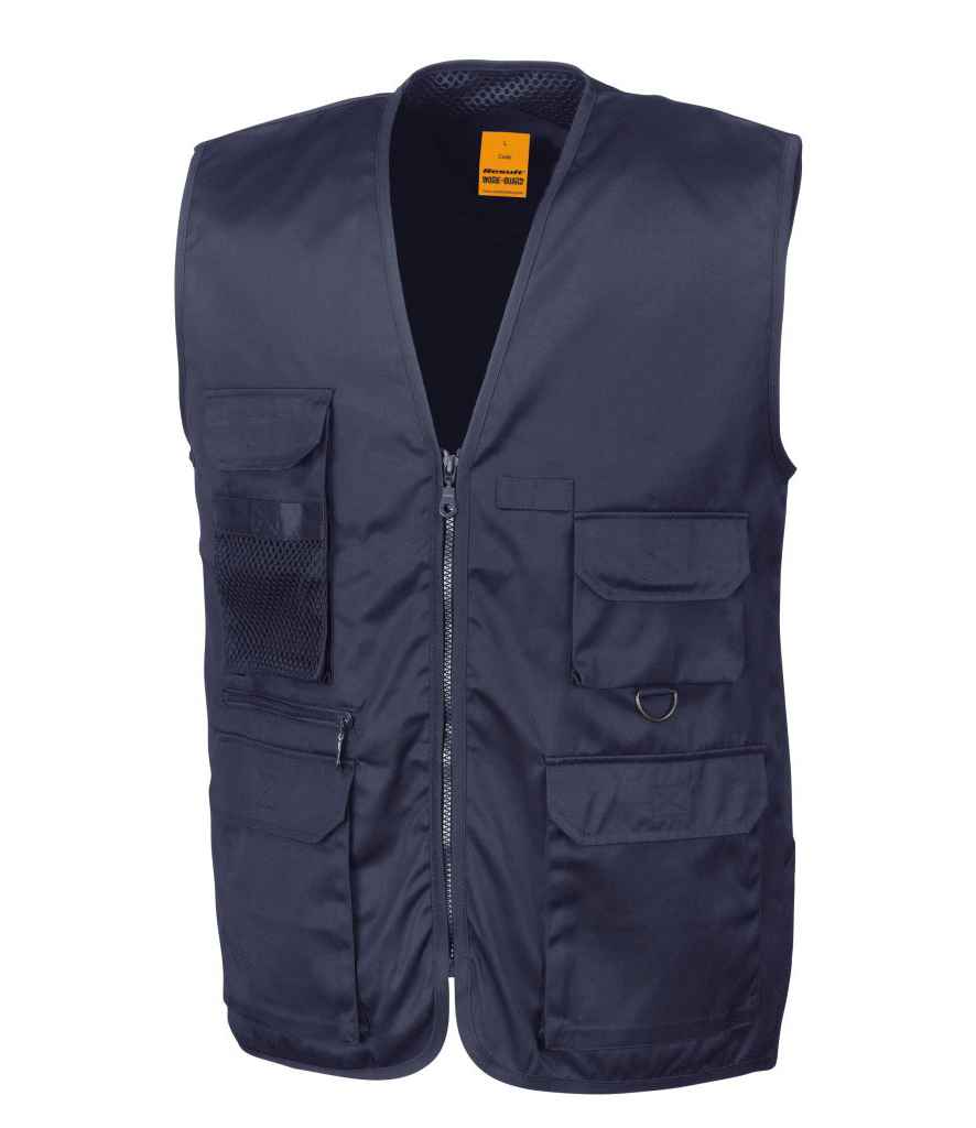 Result Work-Guard Safari Waistcoat RS45 - Midnight Navy