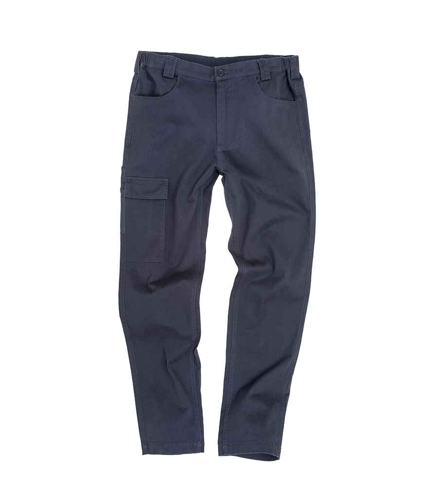 Result Work-Guard Super Stretch Slim Chino Trousers RS470M - Navy