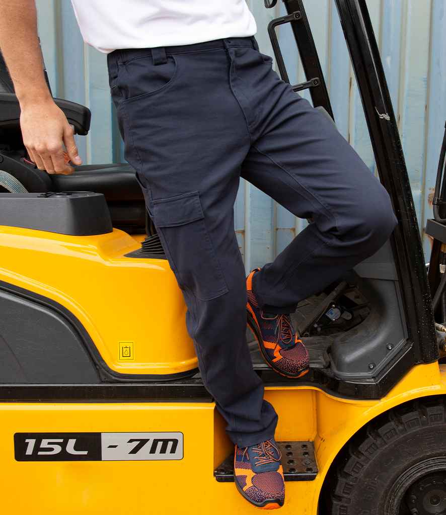 Result Work-Guard Super Stretch Slim Chino Trousers RS470M - RS470M Navy Model