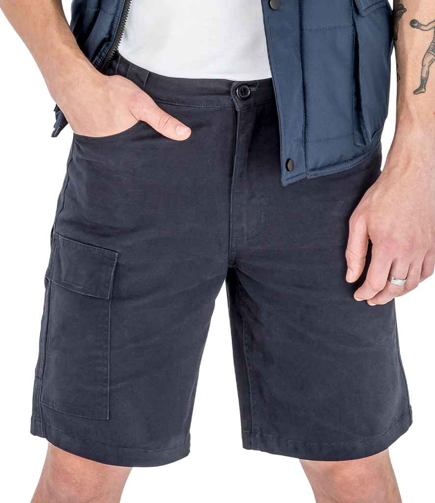 Result Work-Guard Stretch Slim Chino Shorts RS471 - RS471 Navy Model