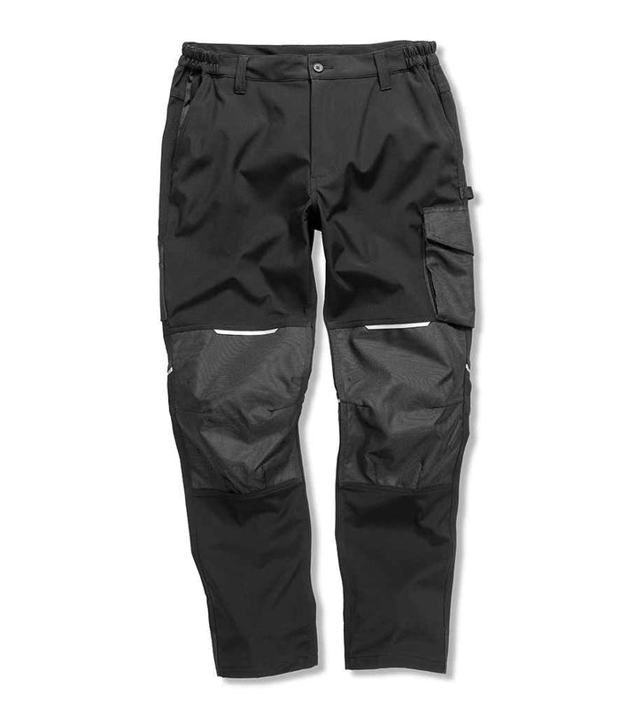 Result Work-Guard Slim Fit Soft Shell Trousers RS473 - Black