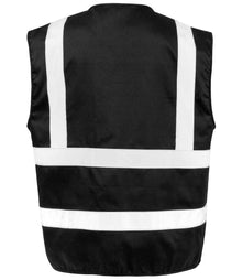 Result Safe-Guard Heavy Duty Poly/Cotton Security Vest RS477 - RS477 Black Back