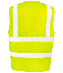 Result Safe-Guard Heavy Duty Poly/Cotton Security Vest RS477 - RS477 Yellow Back