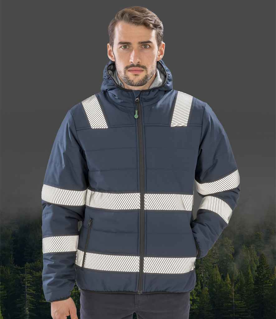 Result Recycled Ripstop Padded Safety Jacket RS500 - RS500 Navy Model
