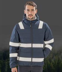 Result Recycled Ripstop Padded Safety Jacket RS500 - RS500 Navy Model
