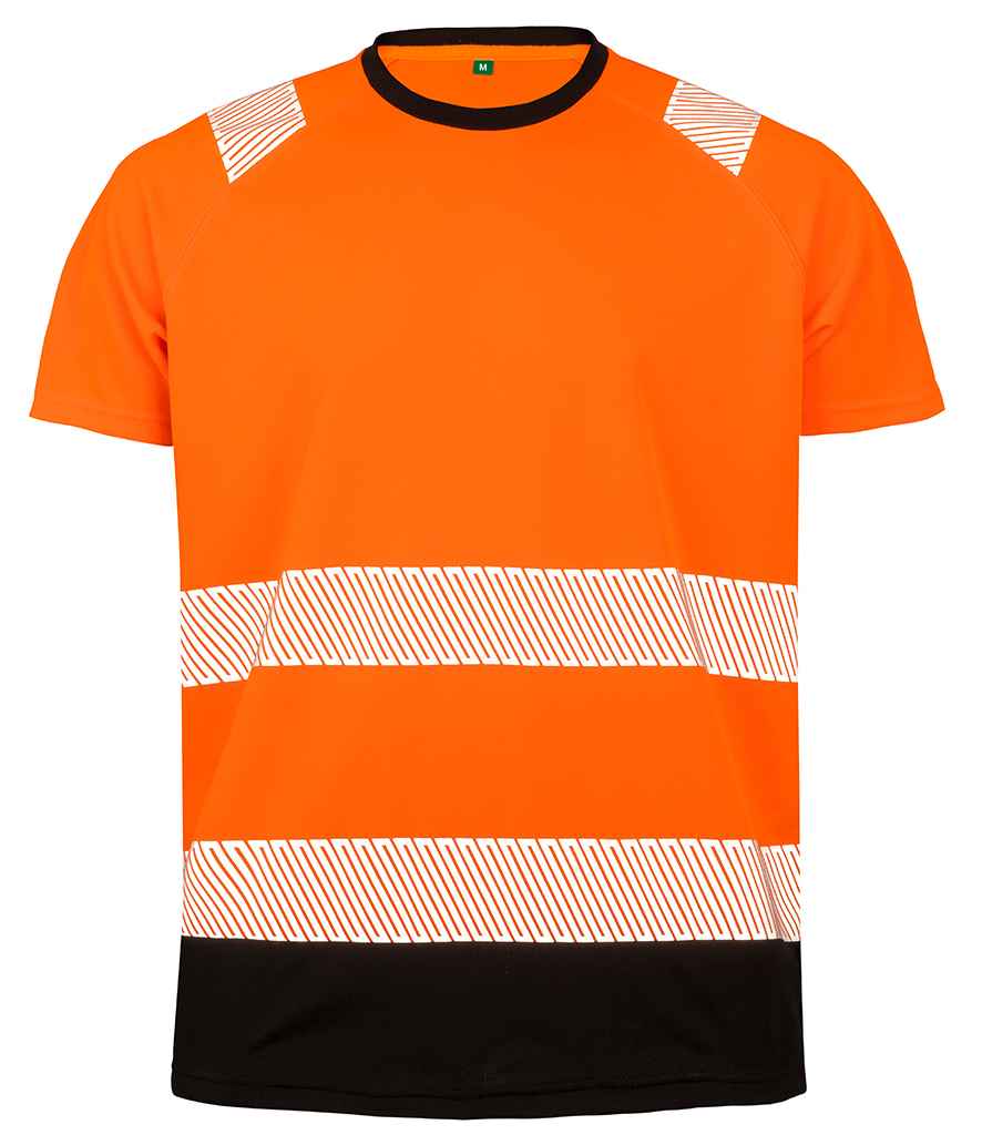 Result Recycled Safety T-Shirt RS502 - Fluorescent Orange