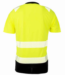 Result Recycled Safety T-Shirt RS502 - RS502 Fluorescent Yellow Back