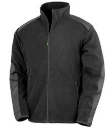 Result Recycled Heavy Duty Micro Fleece Jacket RS515 - Black