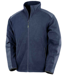 Result Recycled Heavy Duty Micro Fleece Jacket RS515 - Navy