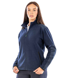 Result Recycled Heavy Duty Micro Fleece Jacket RS515 - RS515 Navy Model