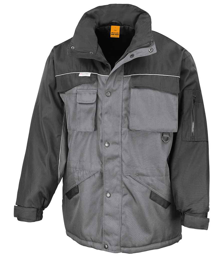 Result Work-Guard Heavy Duty Combo Coat RS72 - Grey/Black