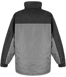 Result Work-Guard Heavy Duty Combo Coat RS72 - RS72 Grey/Black Back