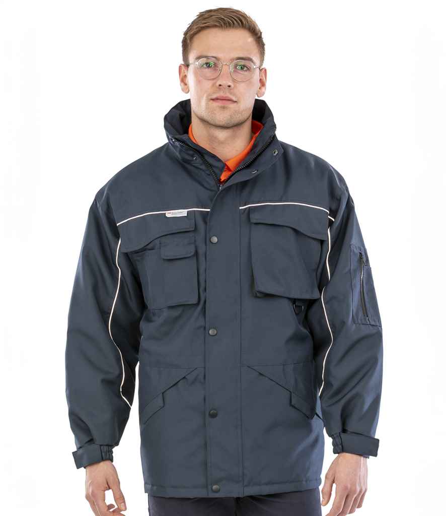Result Work-Guard Heavy Duty Combo Coat RS72 - RS72 Navy/Navy Model