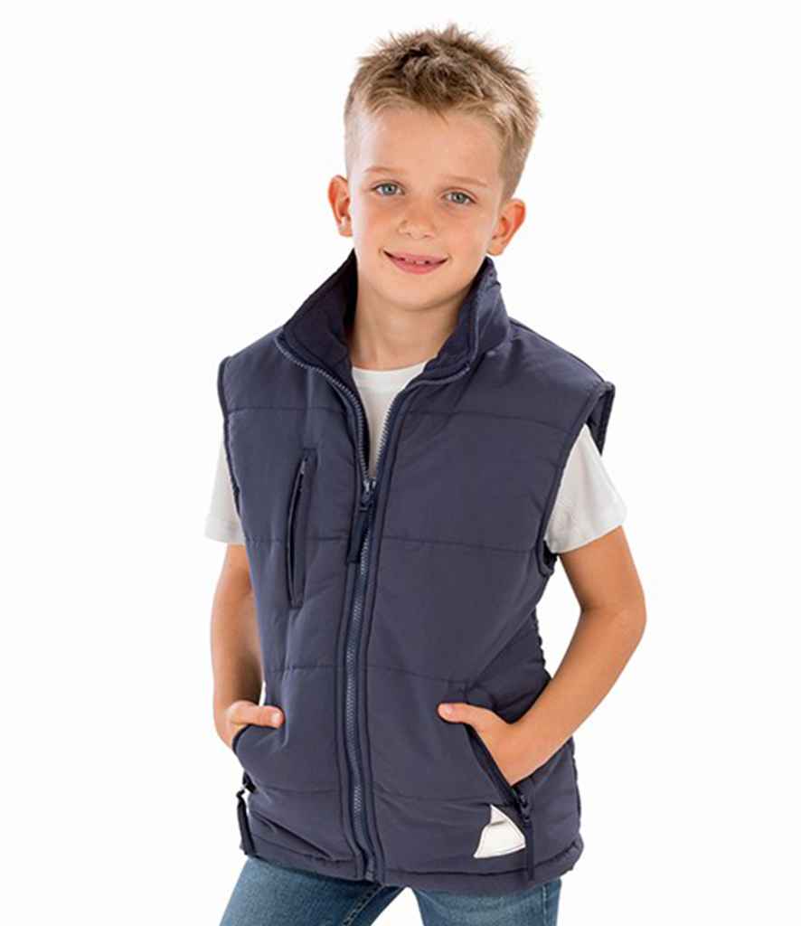 Result Kids Ultra Padded Bodywarmer RS88B - RS88B Navy Model