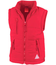Result Kids Ultra Padded Bodywarmer RS88B - Red