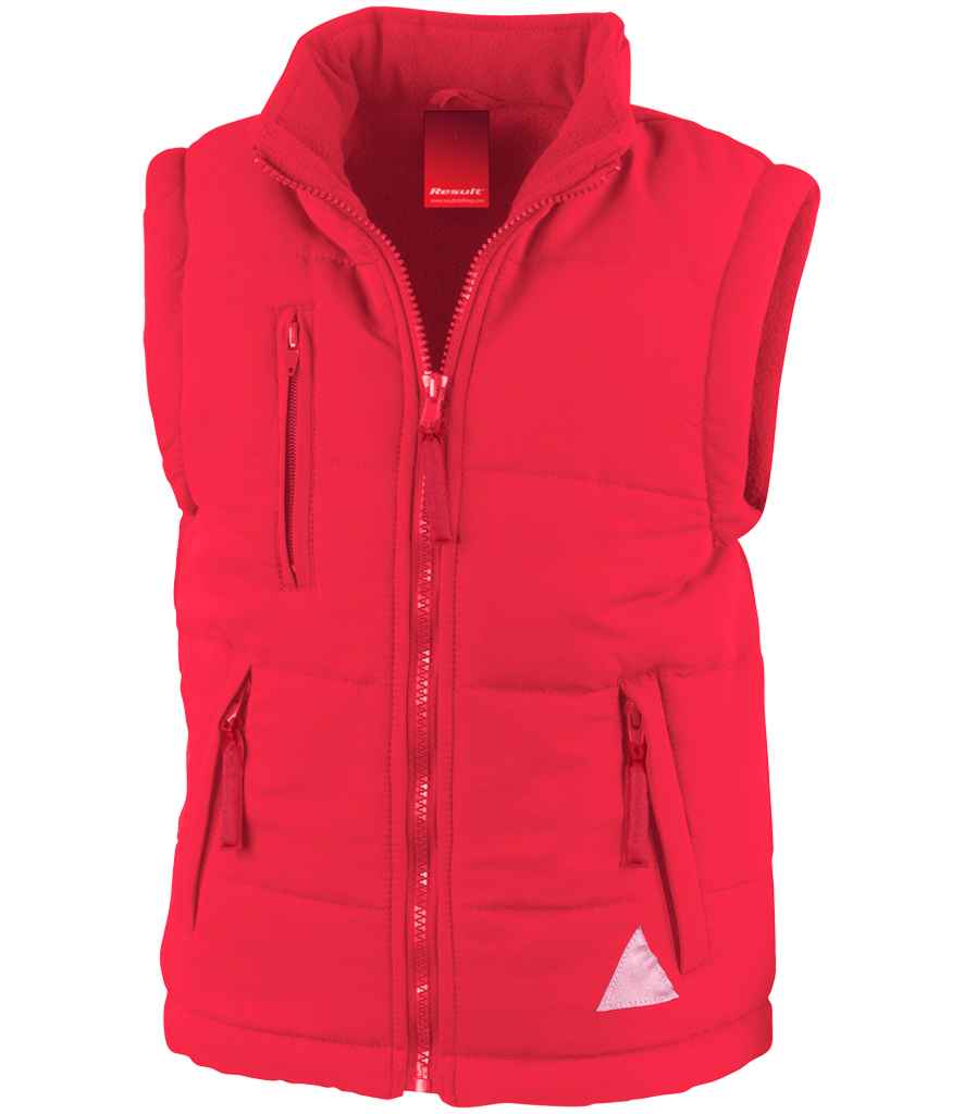 Result Kids Ultra Padded Bodywarmer RS88B - Red