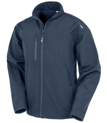 Result Recycled Three Layer Printable Soft Shell Jacket RS900 - Navy