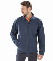 Result Recycled Three Layer Printable Soft Shell Jacket RS900 - RS900 Navy Model