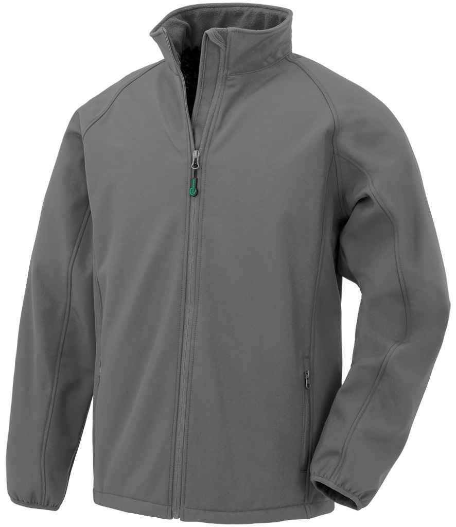 Result Recycled Kids Two Layer Printable Soft Shell Jacket RS901B - Grey