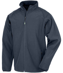 Result Recycled Kids Two Layer Printable Soft Shell Jacket RS901B - Navy
