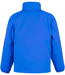 Result Recycled Kids Two Layer Printable Soft Shell Jacket RS901B - RS901B Royal Blue Back